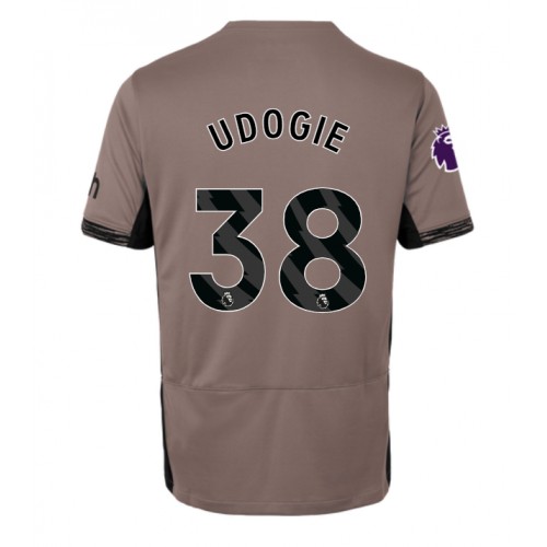 Fotbalové Dres Tottenham Hotspur Destiny Udogie #38 Dámské Alternativní 2023-24 Krátký Rukáv